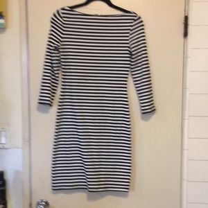 Black. And white body con dress size small